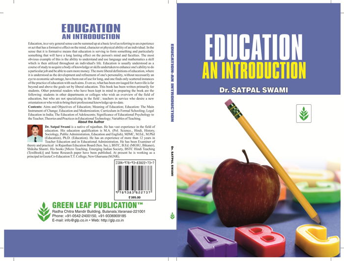 Education An Introduction